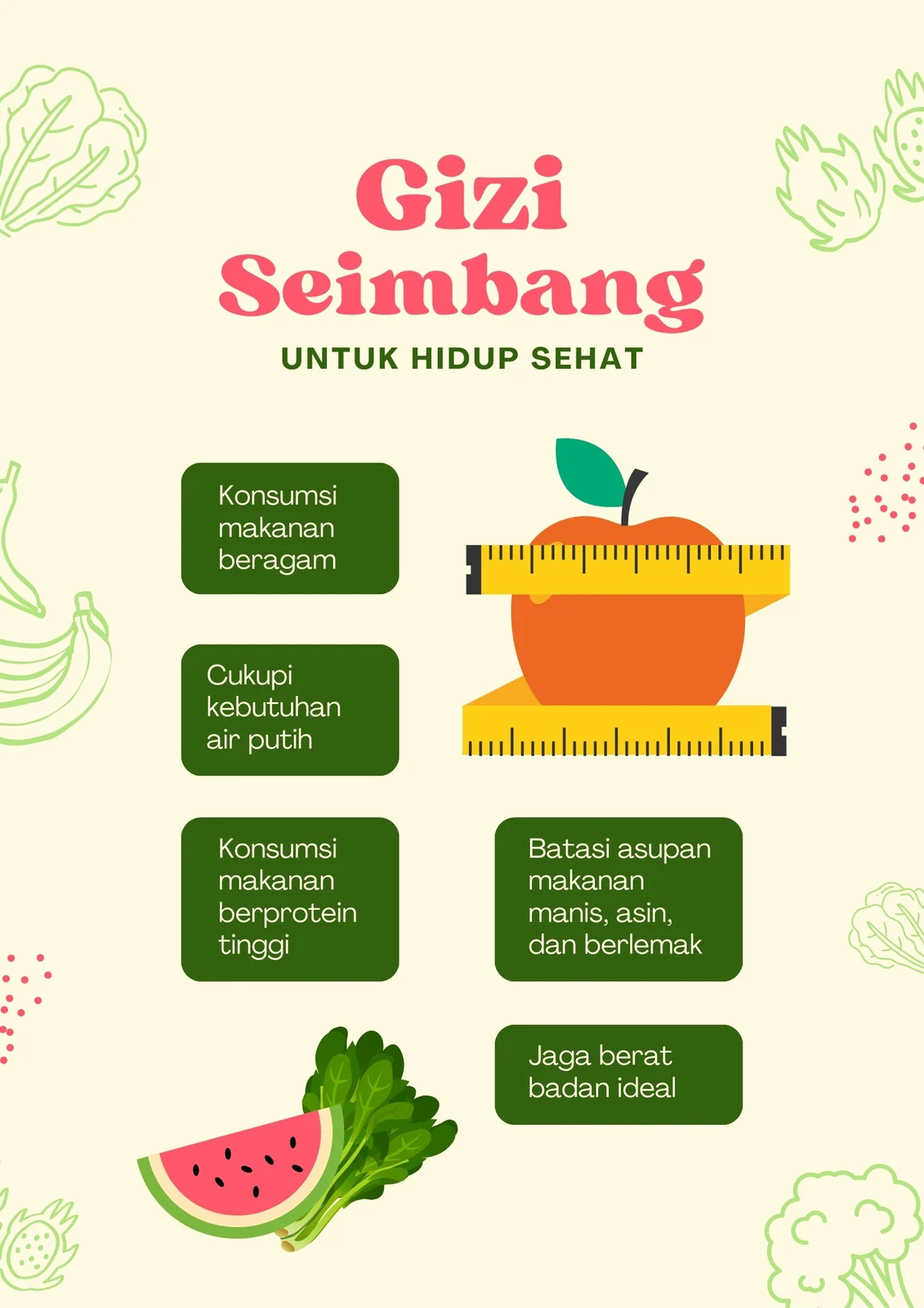 Infografis: Pola Hidup Sehat